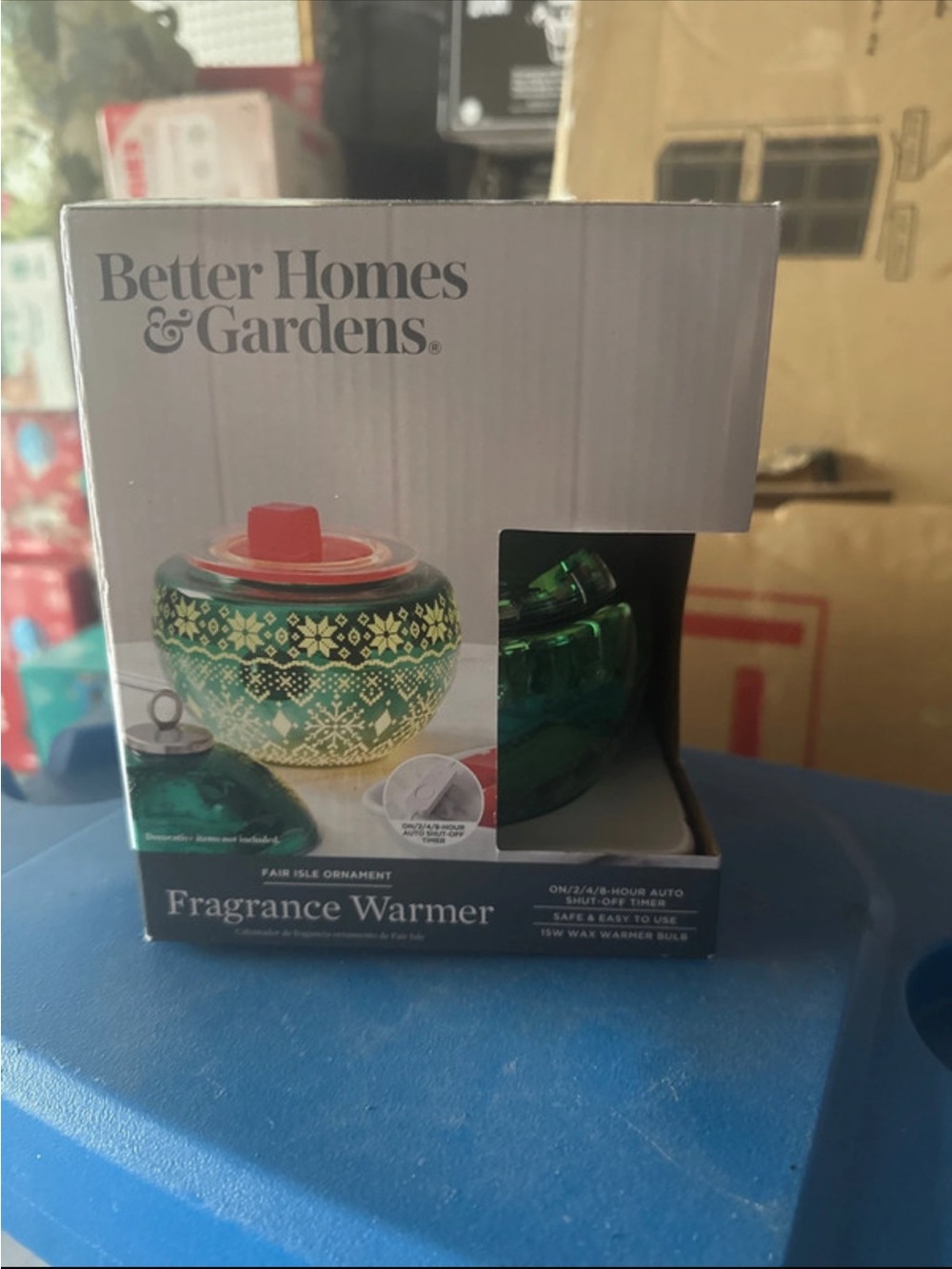 Better Homes And Gardens Green and Red Festive Fragrance Warmer